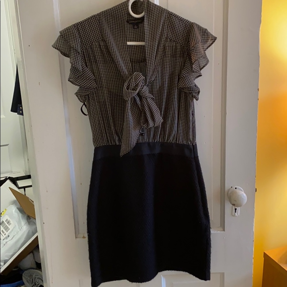 Banana Republic Herringbone + Tweed Dress